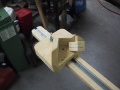 Gouge handle and jig rest